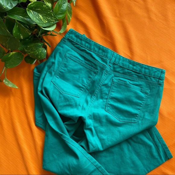 Banana Republic Green Jeans Pants Skinny Fit - Picture 4 of 9